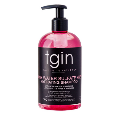 TGIN Rose Water Sulfate-Free Hydrating Shampoo – 13 oz - ANNS BEAUTY SUPPLY